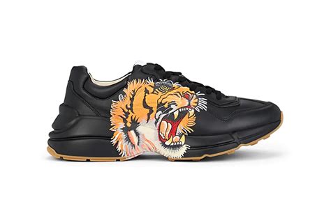 gucci tiger shoes women's|Gucci rhyton tiger print.